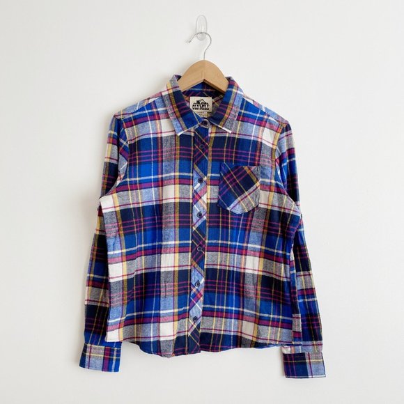 Old Mill, NWOT, Ladies Flannel Shirt, Blue, Size Small - Picture 1 of 5